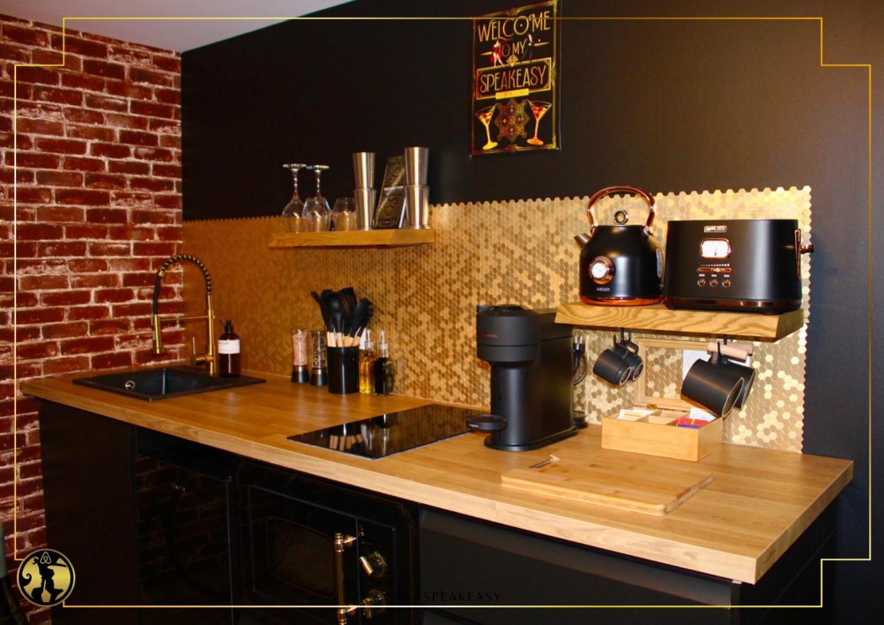"The Speakeasy" Pub New Yorkais Centre Ville - Ideal Pro - Wifi Fibre - Retroprojecteur Cinema Saint-Etienne  Exteriér fotografie
