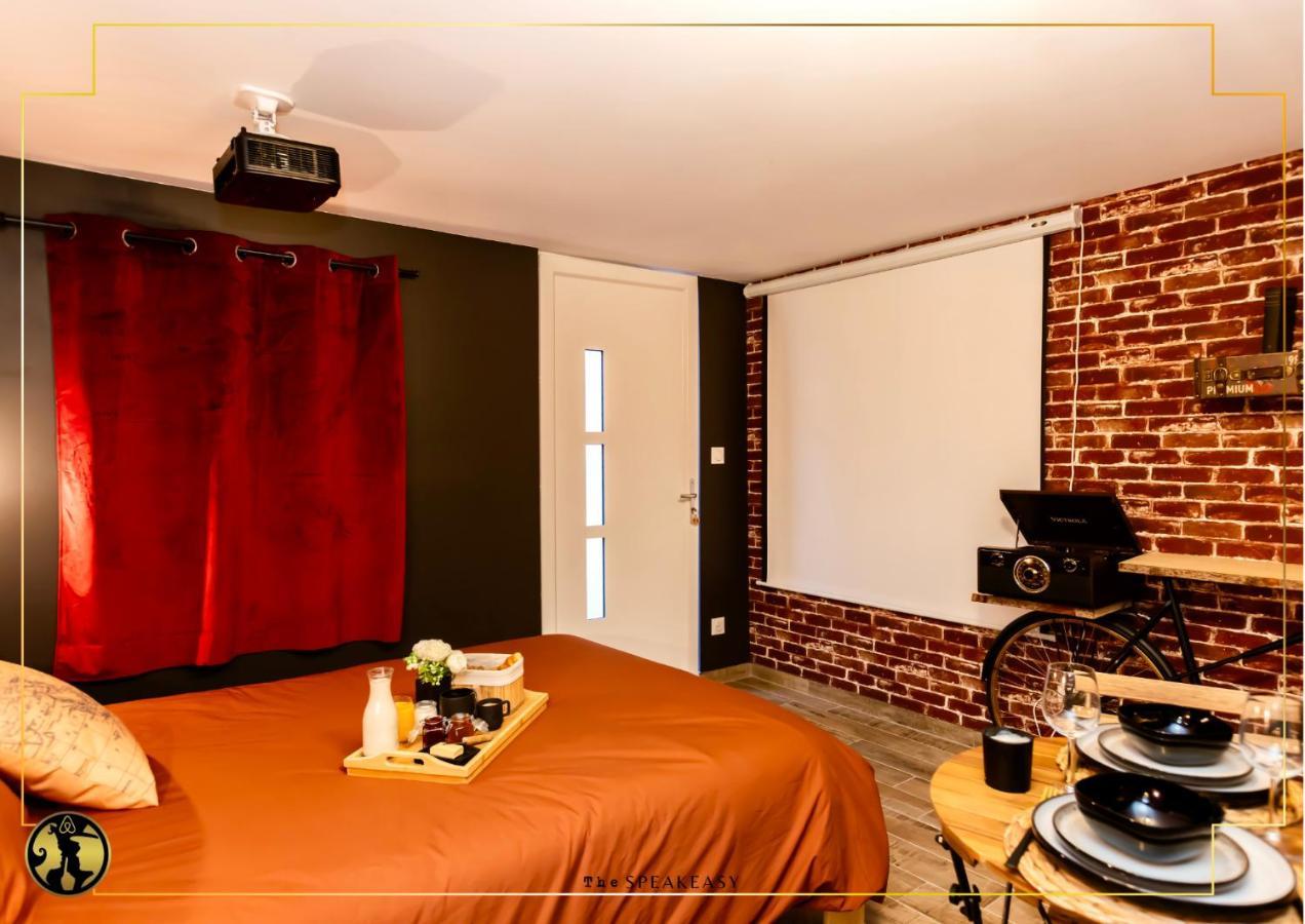 "The Speakeasy" Pub New Yorkais Centre Ville - Ideal Pro - Wifi Fibre - Retroprojecteur Cinema Saint-Etienne  Exteriér fotografie