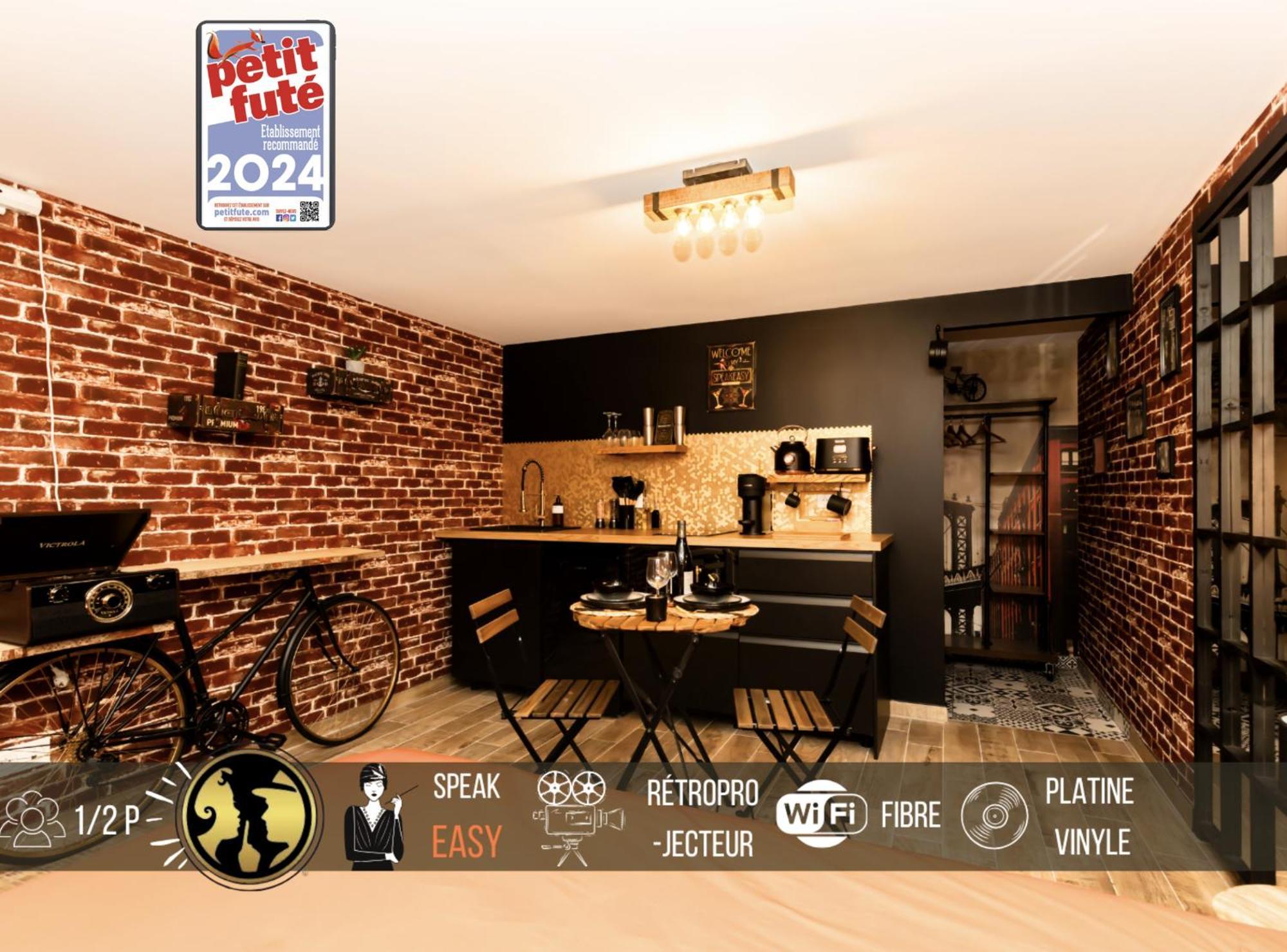 "The Speakeasy" Pub New Yorkais Centre Ville - Ideal Pro - Wifi Fibre - Retroprojecteur Cinema Saint-Etienne  Exteriér fotografie